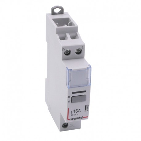 LEGRAND 412400 Relais de verrouillage à pôles simples, silencieux, 16a