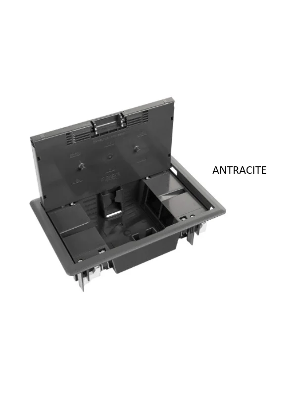 Boite de sol 8 Modules - Anthracite EFAPEL 83004 CAT