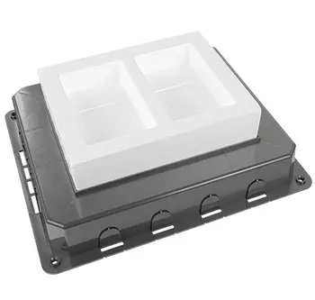 Boite à encastrer pour Boite de sol 8 modules EFAPEL 83054