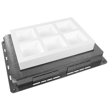 Boite à encastrer pour Boite de sol 12 modules EFAPEL 83056