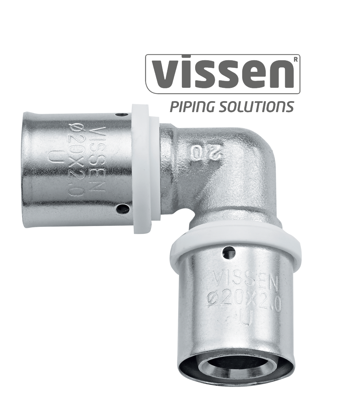 Raccord Coude multicouche à sertir PRESS VISSEN VP20