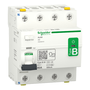 interrupteur différentiel 4P 40A 500mA B SI SCHNEIDER