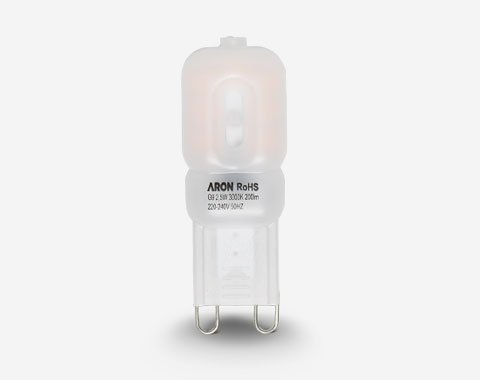Lampe G9 LED Blister 2 unités 2.5W
