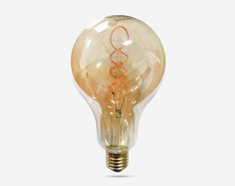 Lampe LED standard A100 E27 ambre 4W