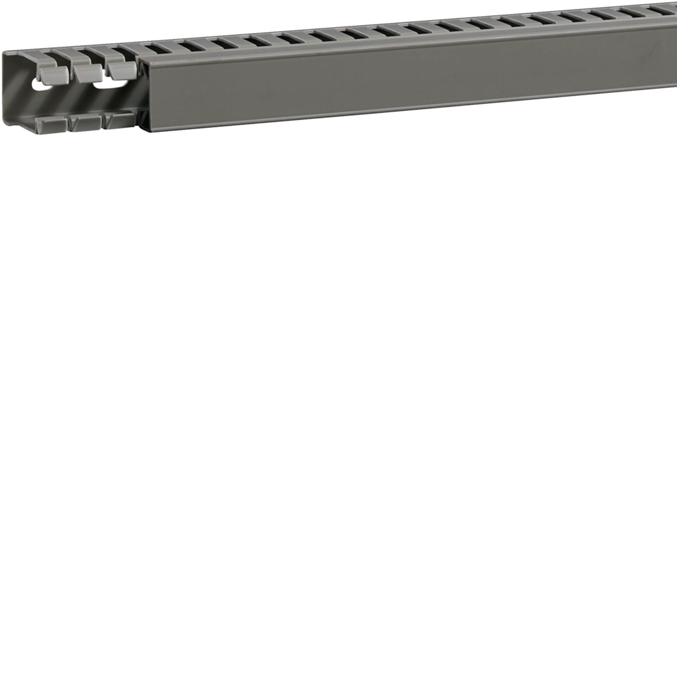 Goulotte de câblage BA7A 40x25mm PVC gris pierre HAGER BA7A40025