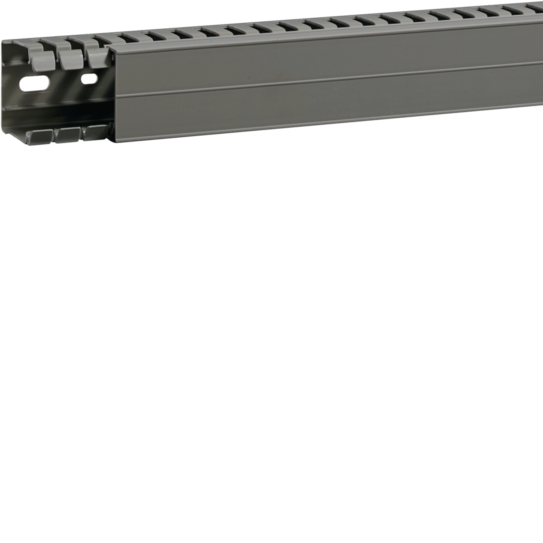 Goulotte de câblage BA7A 40x40mm PVC gris pierre HAGER BA7A40040