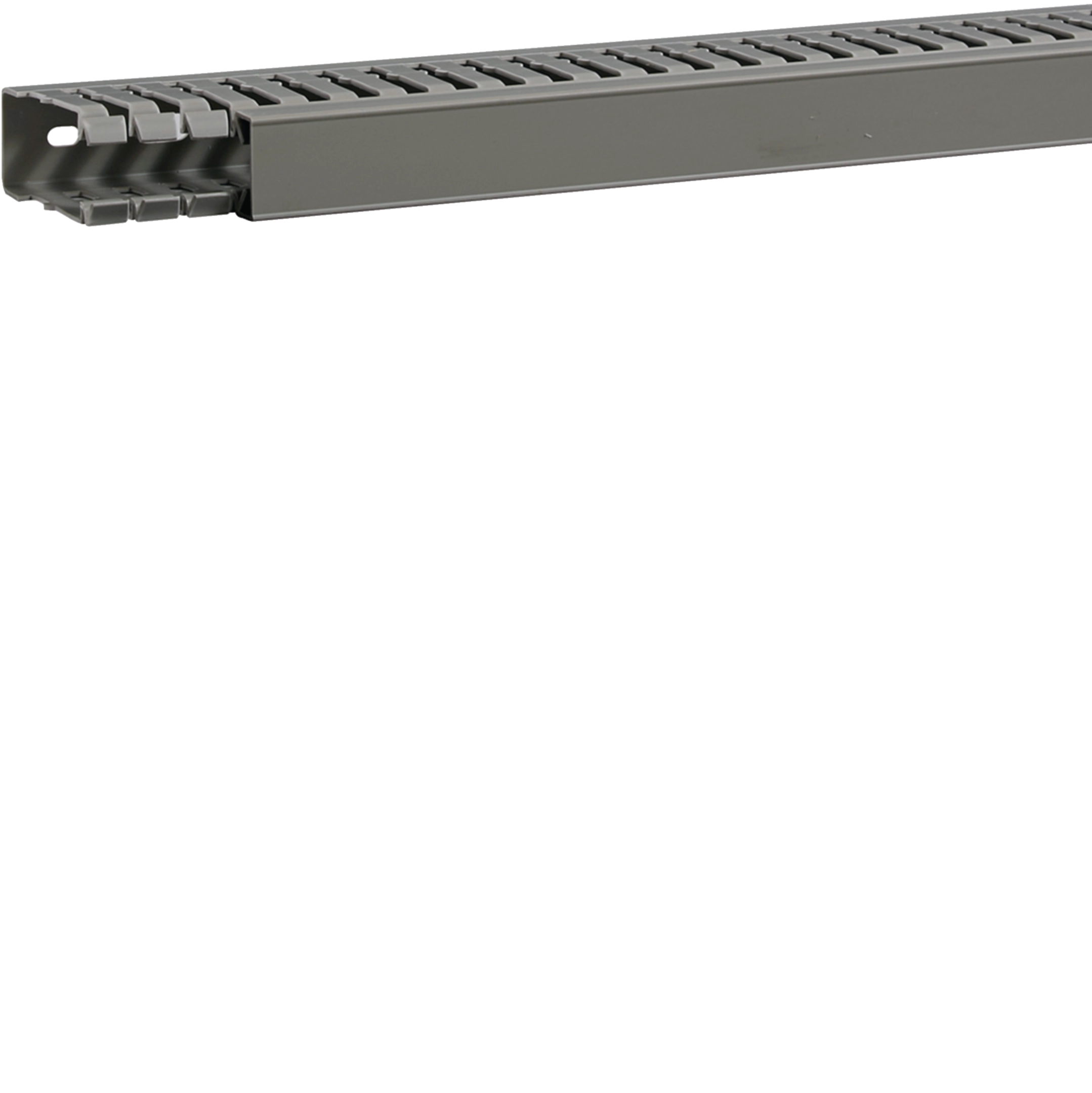 Goulotte de câblage BA7A 60x25mm PVC gris pierre HAGER BA7A60025