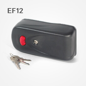 Serrure électrique de mur à 12V, avec bouton mécanique EF12 MOTORLINE