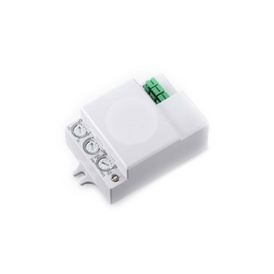 Détecteur de Mouvement Micro Ondes Blanc IP20