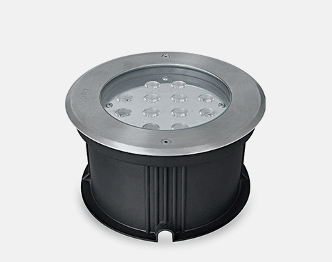 Luminaire encastré sol Abba 24W D210 Inox 316