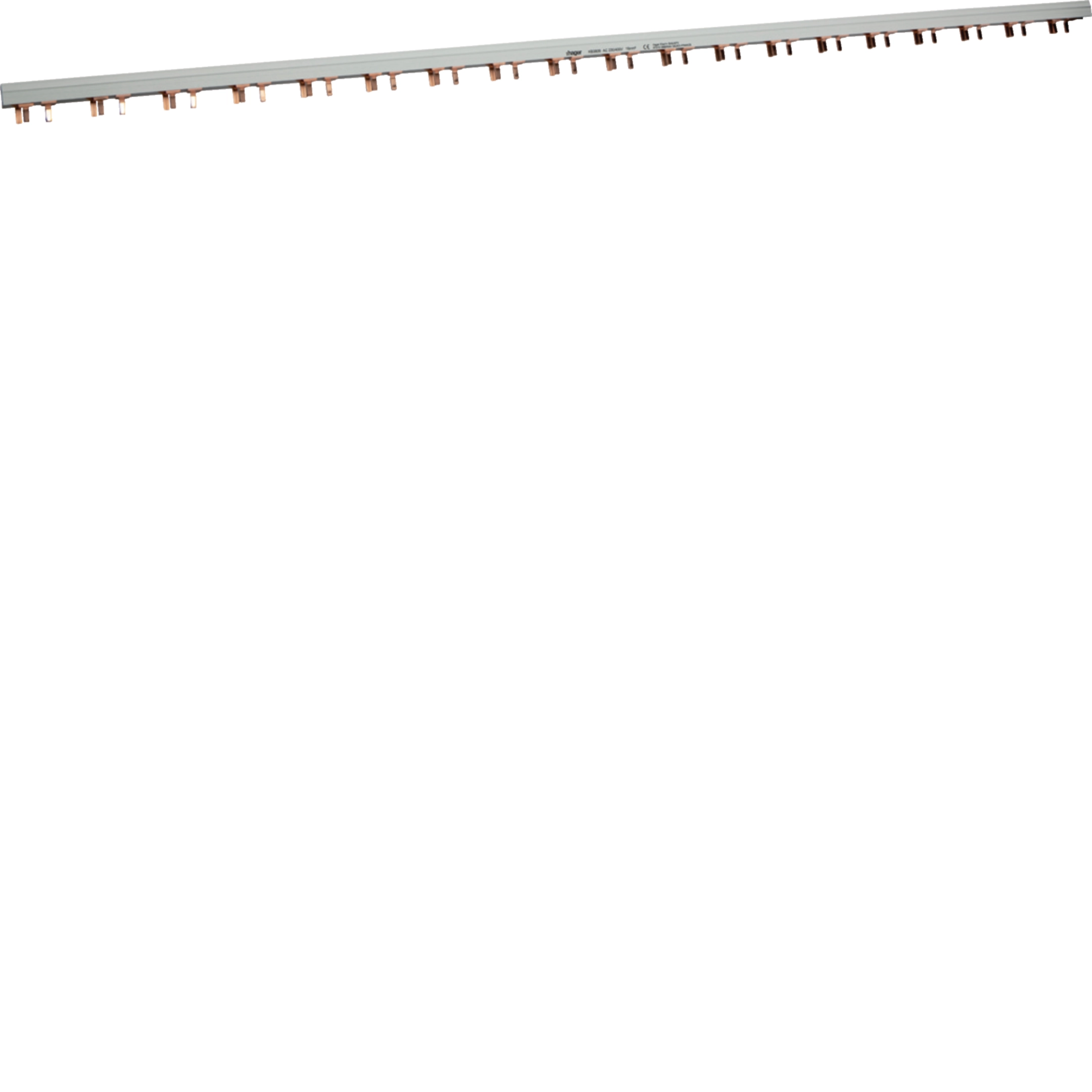 Barre de pontage 3P 80A à languette 16mm² 19modules HAGER 