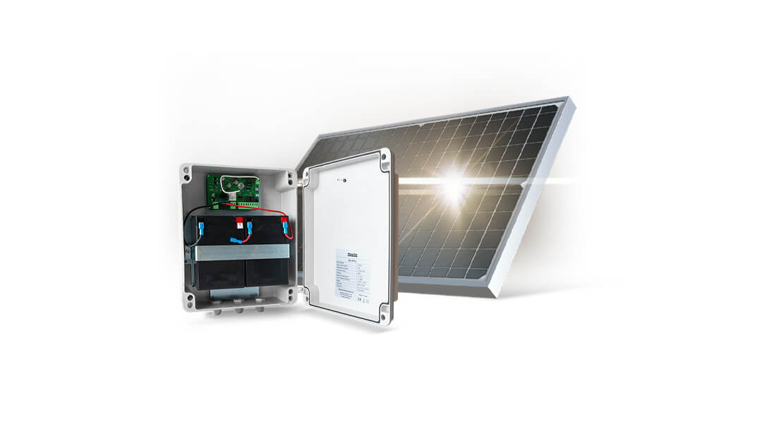 Kit alimentation solaire pour motorisation portail APOLO Motorline