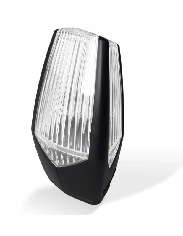 Feu clignotant à led MP105 universel 12/230V Blanc Motorline
