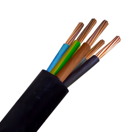 Câble électrique R02V 5G6²-100m