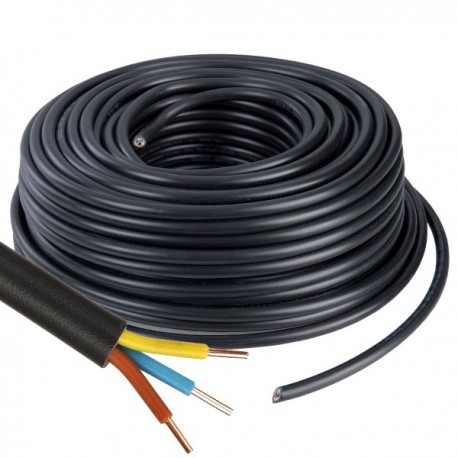 Câble électrique R02V 3G1.5²-100m