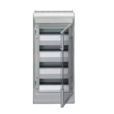 Coffret étanche Vector - IP65 - 4 rangées - 48 modules - Gris HAGER VE412F