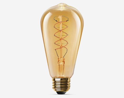 Lampe LED vintage ST64 2200K 6.5W