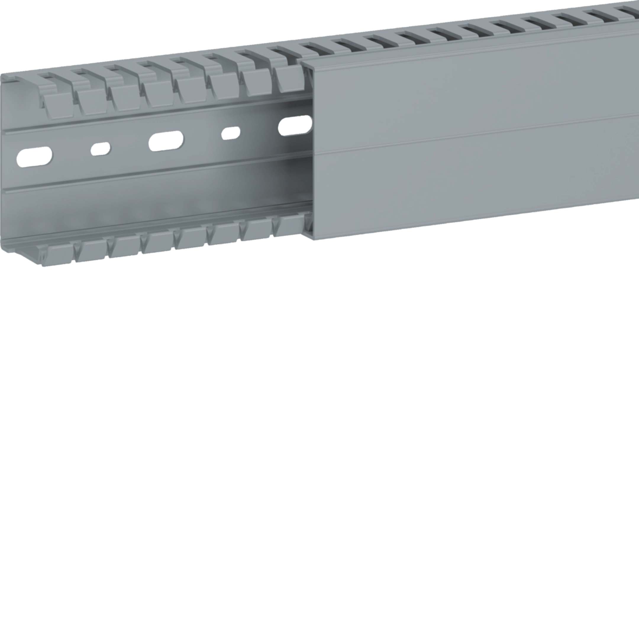 Goulotte de câblage BA7A 40x60mm PVC gris pierre HAGER BA7A40060