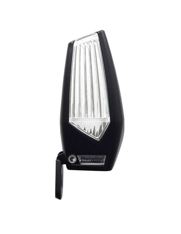 Feu clignotant à led MP105 universel 12/230V Blanc Motorline 2