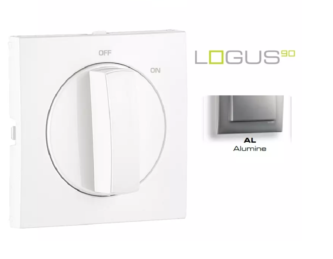 Enjoliveur pour Interrupteur Rotatif ON/OFF Logus90 EFAPEL 90762 TAL