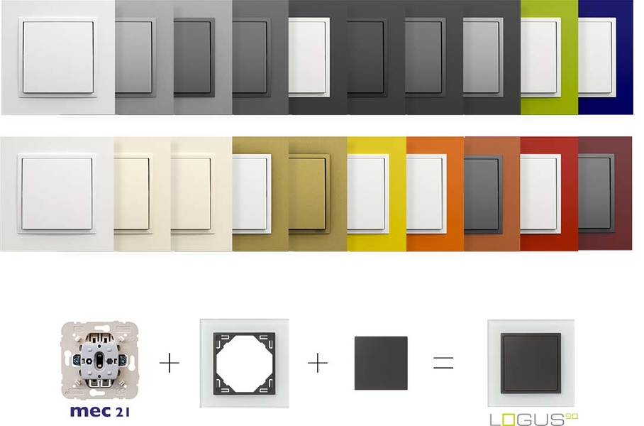 Miroir blanc simple LOGUS 90 EFAPEL 90910 TBR  2