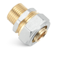 RACCORD DROIT MALE Ø16 à Ø32 multicouche à compression
