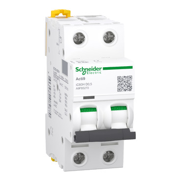 Disjoncteur iC60H 2P 0,5A D - A9F85270 Schneider