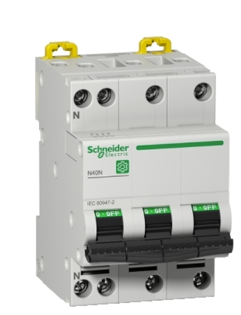 DISJONCTEUR MULTI9 N40N 3P+N 25A C 10KA - M9P22725