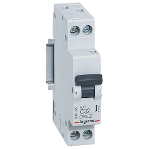 Disjoncteur RX³ 1P+N C32 4500A Legrand 419952