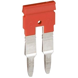 Peigne pour 2 blocs de jonction à vis ou ressort Viking 3 pas 6mm - rouge
