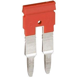 Peigne pour 2 blocs de jonction à vis ou ressort Viking 3 pas 8mm - rouge