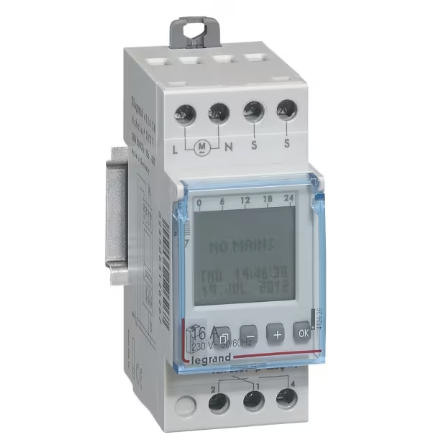 Legrand - Interrupteur crépusculaire programmable avec photocellule - 230V - 412626