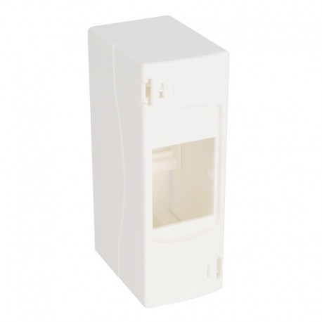 Coffret cache-bornes - 2 modules - blanc RAL 9010