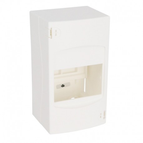 Coffret cache-bornes - 4 modules - blanc RAL 9010