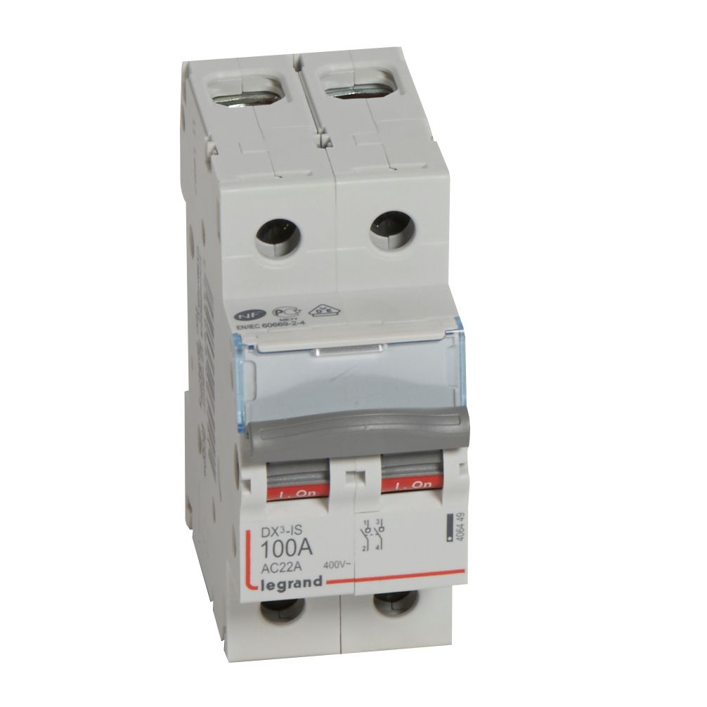 Interrupteur-sectionneur DX³ 2P 100A - 406449