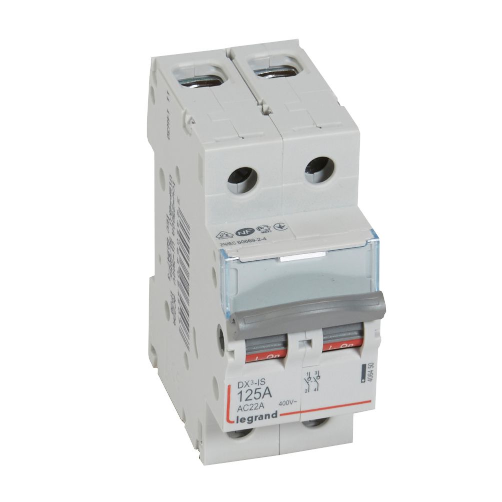Interrupteur-sectionneur DX³ 2P 125A - 406450