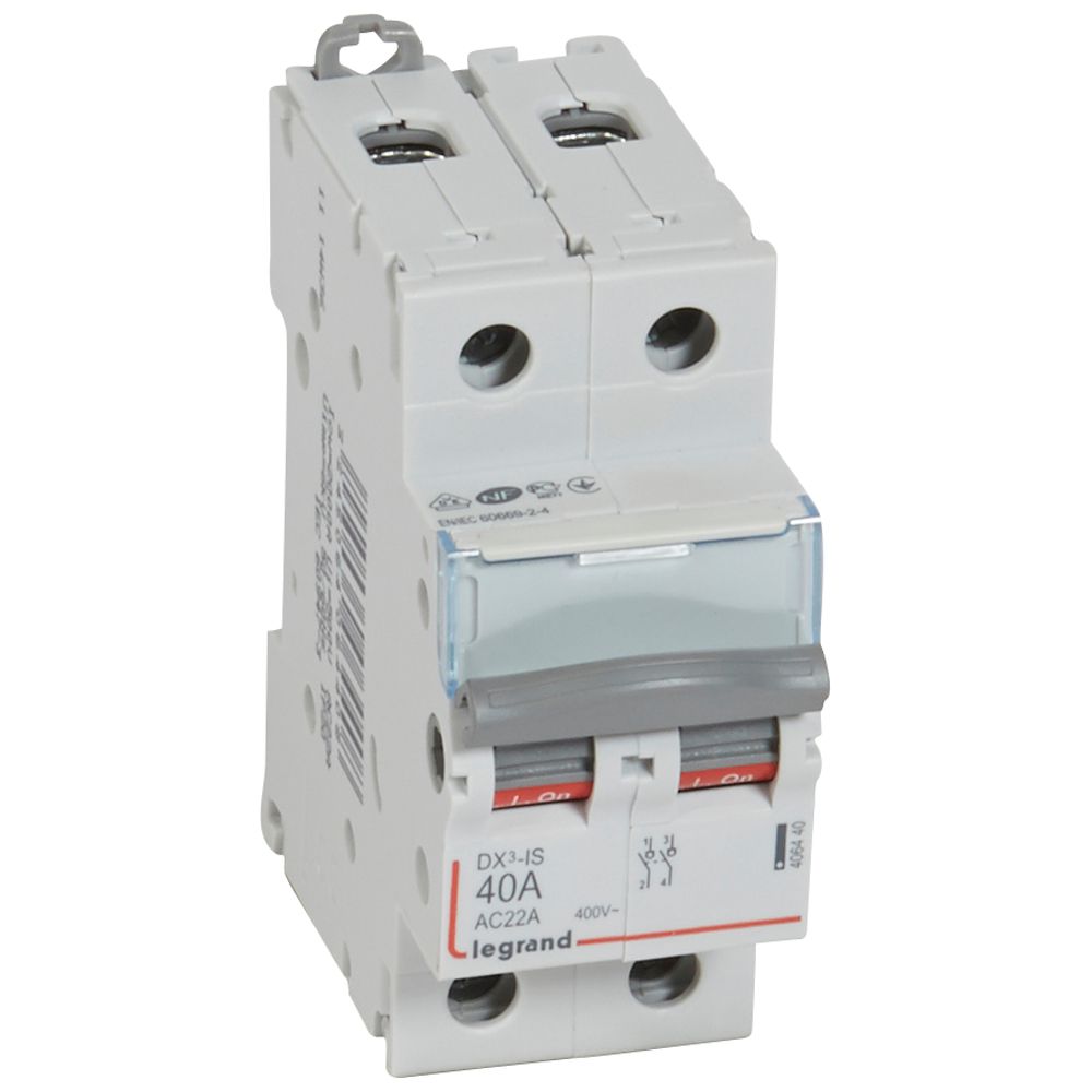 Interrupteur-sectionneur DX³ 2P 40A - 406440