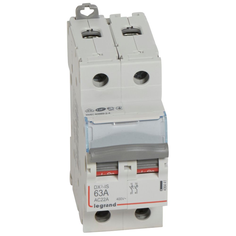 Interrupteur-sectionneur DX³ 2P 63A - 406441