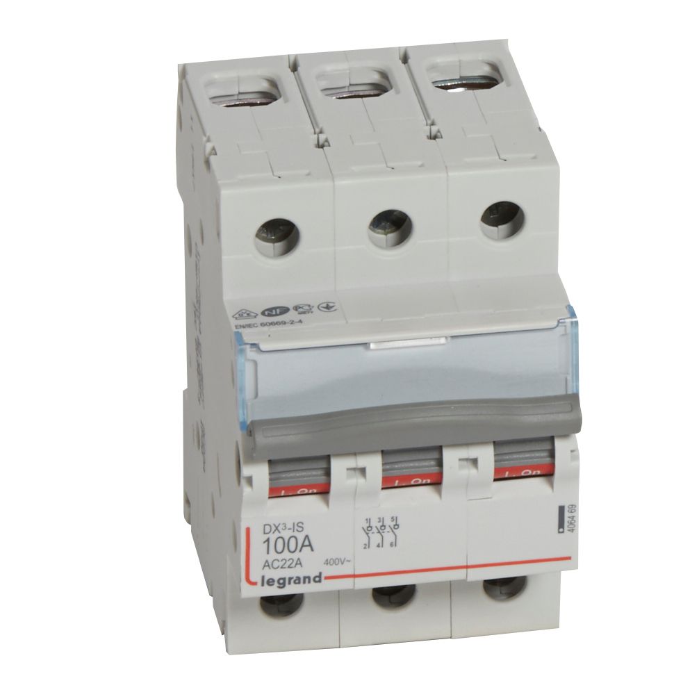 Interrupteur-sectionneur DX³ 3P 100A - 406469