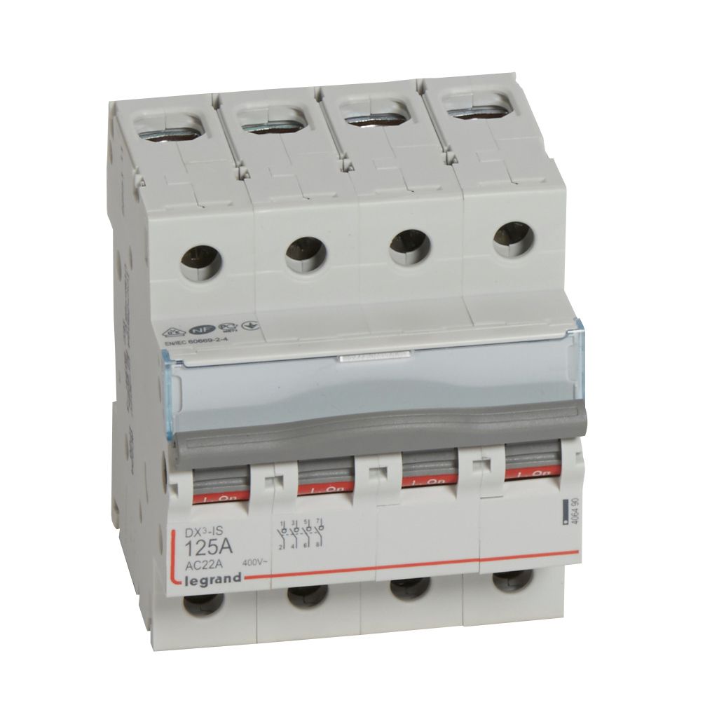 Interrupteur-sectionneur DX³ 4P 125A - 406490