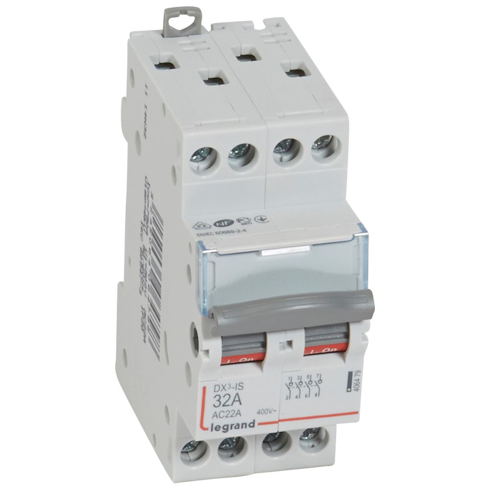Interrupteur-sectionneur DX³ 4P 32A - 406479