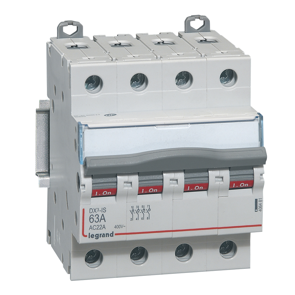 Interrupteur-sectionneur DX³ 4P 63A - 406481