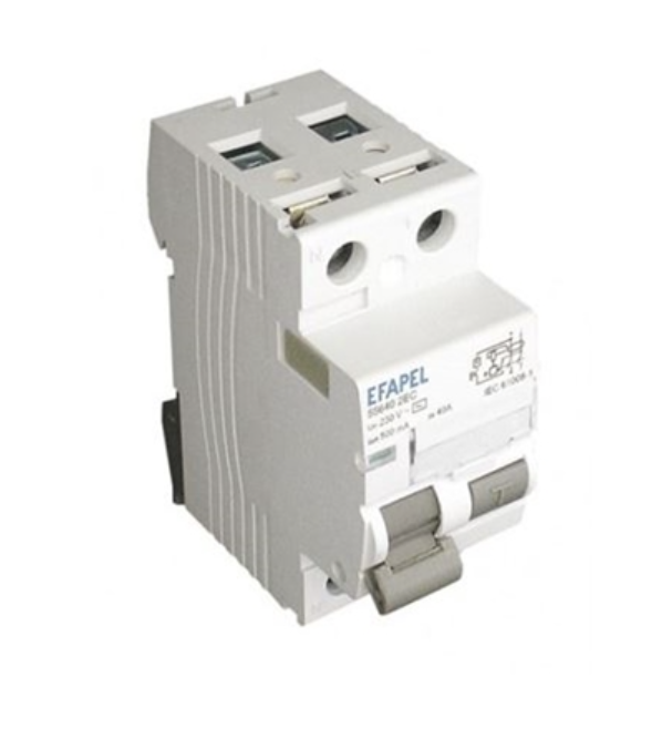 Interrupteur Différentiel 2P - 10MA - AC - 16A  EFAPEL 55616 2 AC