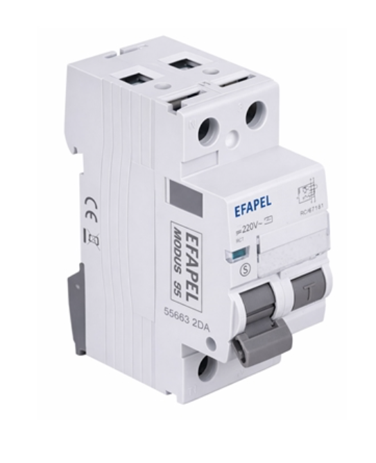 Interrupteur Différentiel  2P - 300MA - A - 63A  EFAPEL 55663 2DA