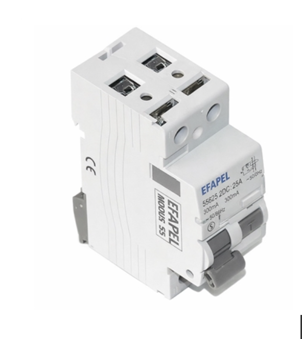 Interrupteur Différentiel  2P - 300MA -AC - 25A EFAPEL 55625 2DC
