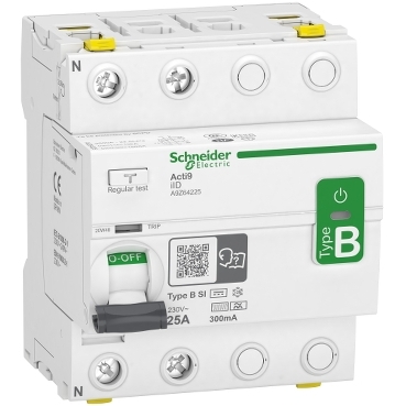 interrupteur différentiel 2P 25A 300mA B SI