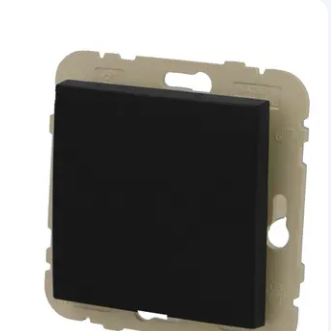 Interrupteur va-et-vient simple noir mat Logus 90 EFAPEL 21071