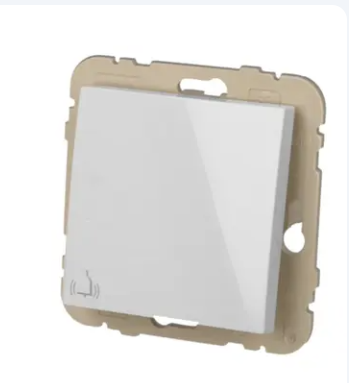 Poussoir de sonnerie blanc Efapel Logus 90 EFAPEL 21605