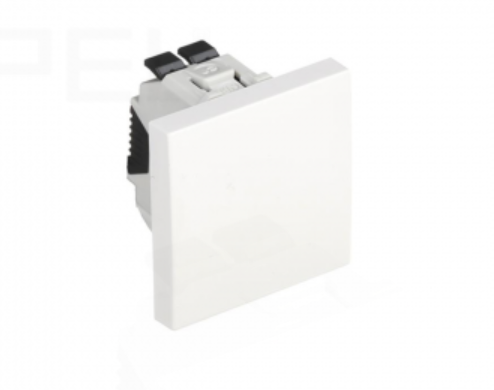 Interrupteur poussoir à bascule - 2 modules pour goulotte EFAPEL 45151 SBR