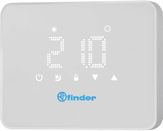 Finder 1T.91.9.003.0000 Thermostat d'ambiance Montage Apparent (en saillie) Programme journalier